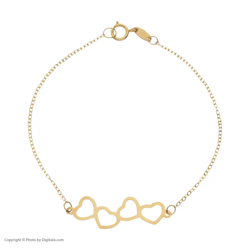 دستبند طلا 18 عیار زنانه مایا ماهک مدل MB1340