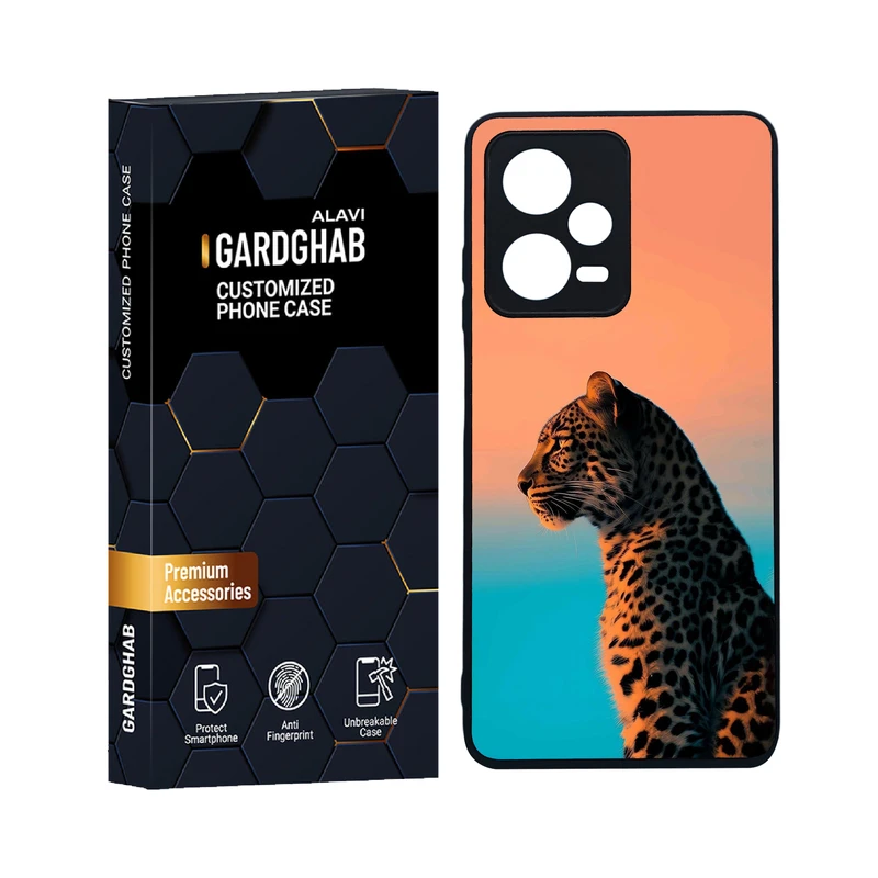 کاور گارد قاب علوی مدل دورژله ای حیوانات مناسب برای گوشی موبایل شیائومی Redmi Note 12 Pro 5G