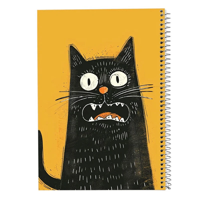 دفتر ژورنال نویسی 50 برگ مدوپد مدل نقطه ای طرح موجودات فانتزی کد DF16938