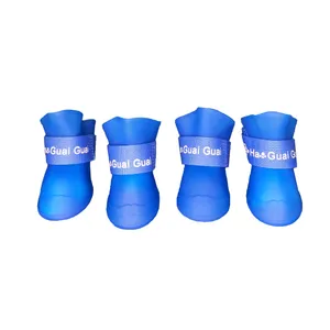 کفش سگ و گربه مدل ضد آب 005 سایز S بسته 4 عددی