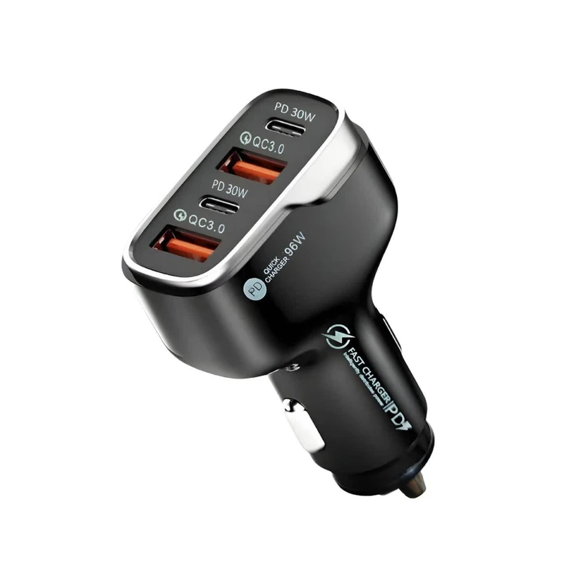 شارژر فندکی 96 وات 4 پورت مدل MIE-300