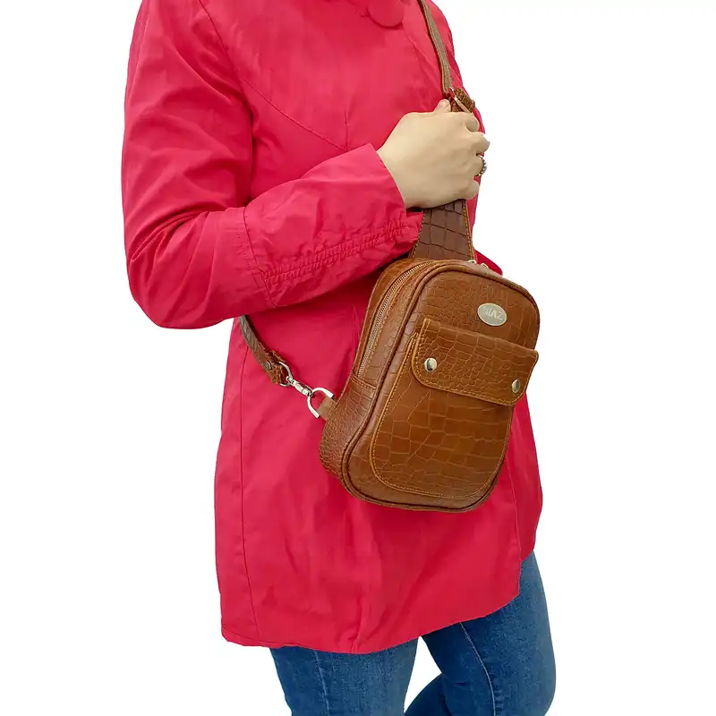 کوله پشتی نیاز چرم مدل NZ2205-AS