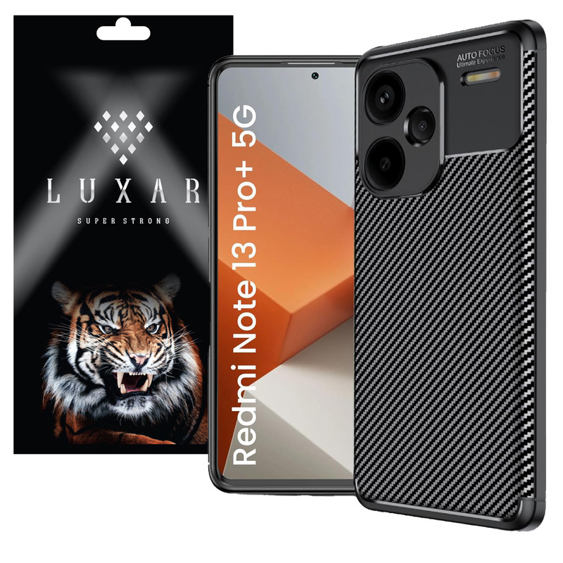 کاور لوکسار مدل Carbon Fiber مناسب برای گوشی موبایل شیائومی Redmi Note 13 Pro Plus