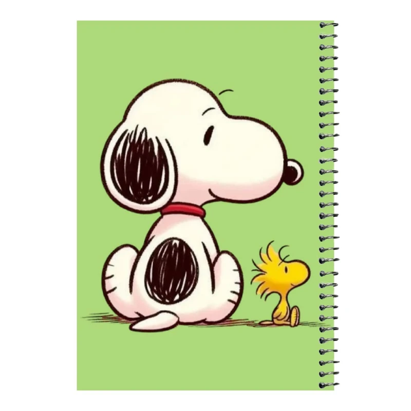 دفتر مشق 80 برگ اس جی مدل اسنوپی و جوجه    