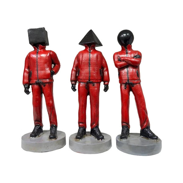 مجسمه مدل اسکویید گیم کد S31 مجموعه 3 عددی