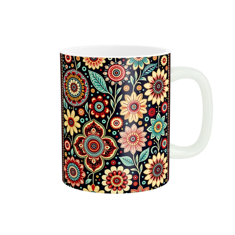 ماگ پاد آفرین طرح گل کد 5709