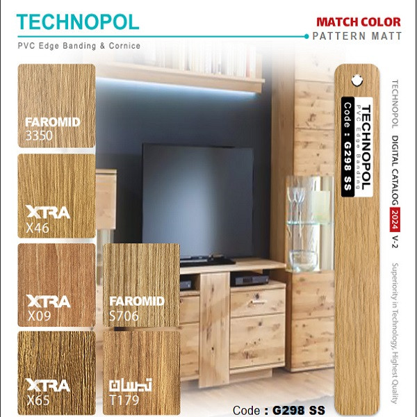 نوار پی وی سی تکنوپل کد 298 رول 100 متری