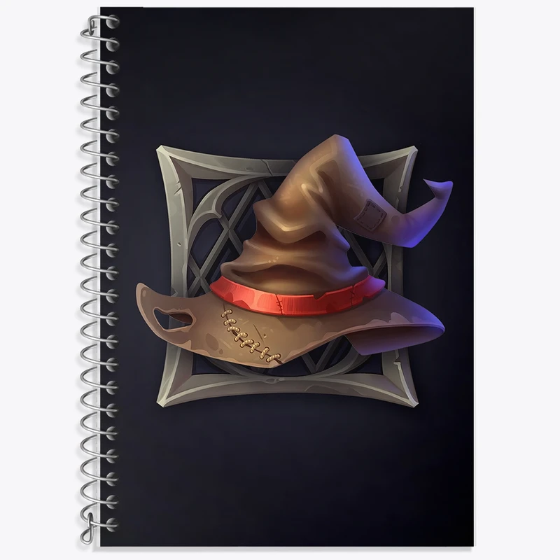 دفتر زبان 50 برگ خندالو مدل دو خط طرح هری پاتر (Harry Potter) کد F865