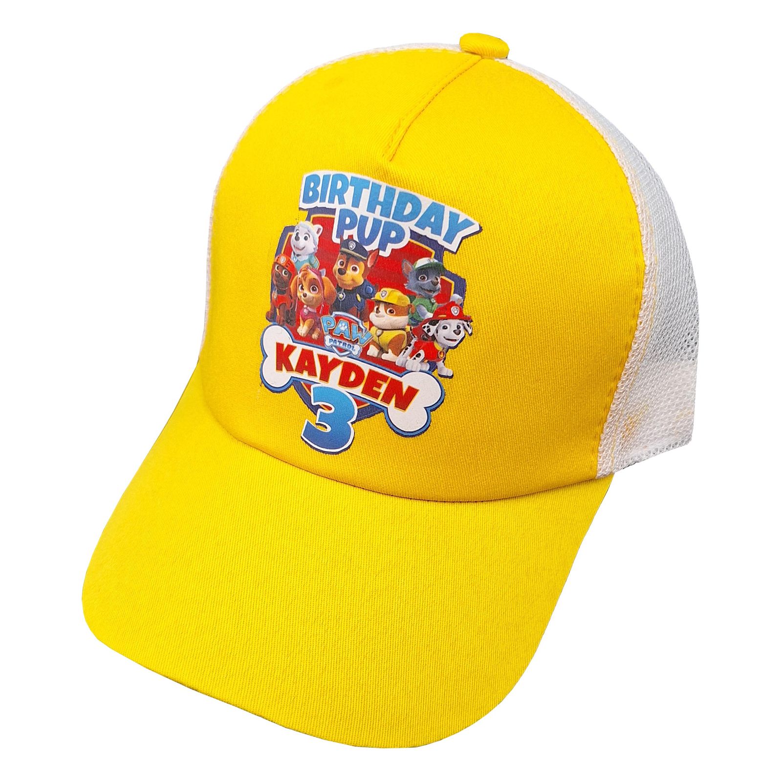 کلاه کپ بچگانه مدل سگ نگهبان 3 کد 1186 رنگ زرد -  - 1