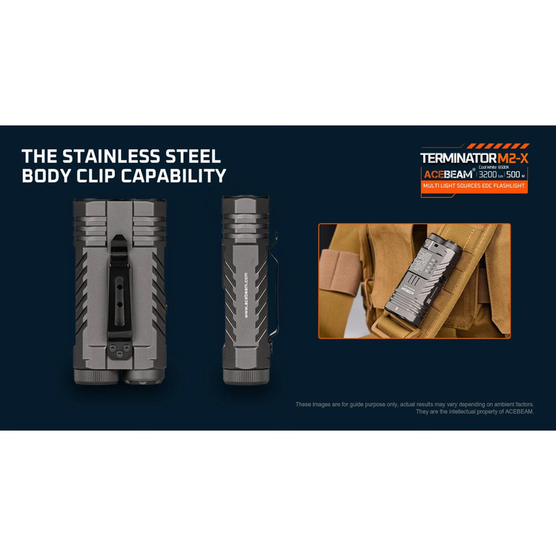 چراغ قوه ایس بیم مدل Terminator M2-X