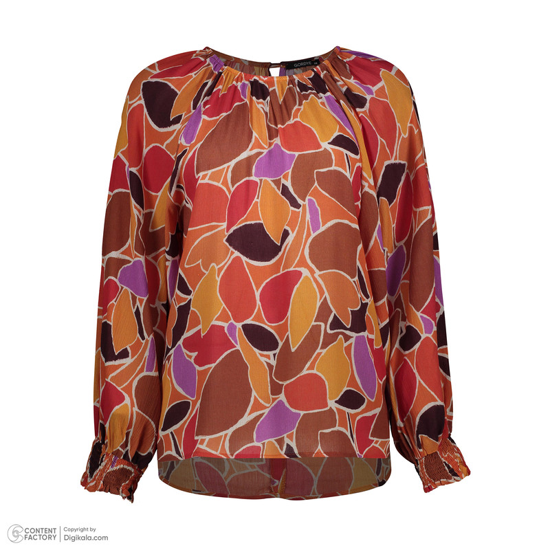 بلوز آستین بلند زنانه گردیه مدل 15124014304345