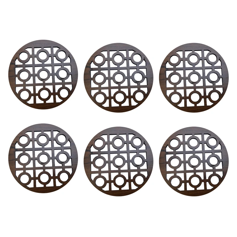 زیر لیوانی مدل G17 مجموعه شش عددی به همراه استند