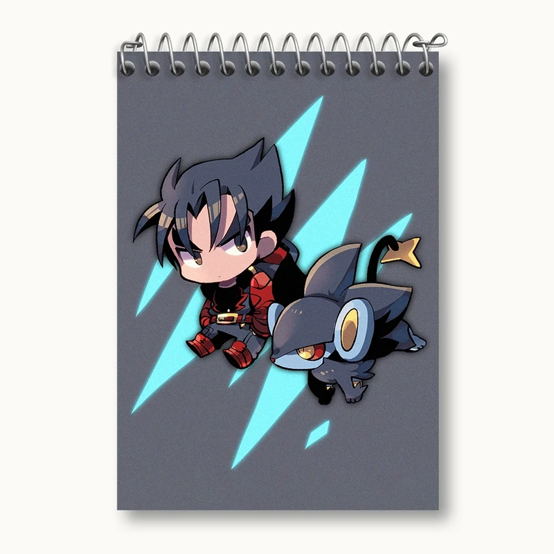 دفتر یادداشت 50 برگ خندالو مدل بازی پوکمون (pokemon) کد 32738