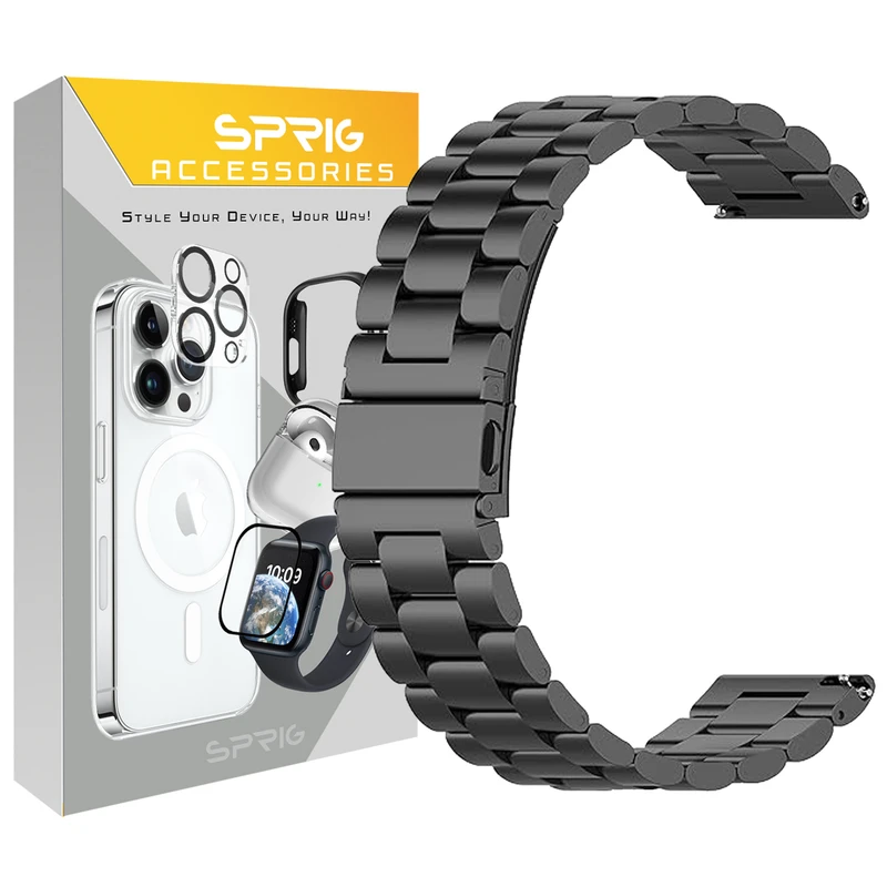 بند اسپریگ مدل 3bead TW مناسب برای ساعت هوشمند موتورولا 360 Gen2 Men's 46mm