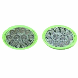 چراغ جلو ال ای دی موتور سیکلت مدل 12 لنزه  مجموعه 2 عددی