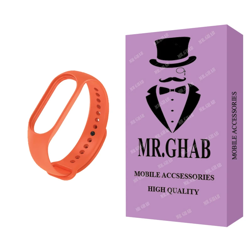 بند مستر قاب مدل MI  مناسب برای مچ بند هوشمند شیائومی Mi Band 5 / 6 / 7