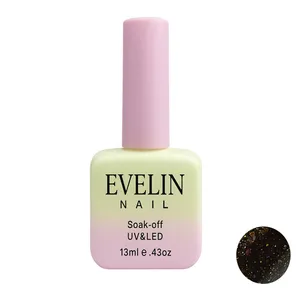 لاک ژل اکلیلی ناخن اولاین مدل 13M شماره 109 رنگ مشکی اکلیلی