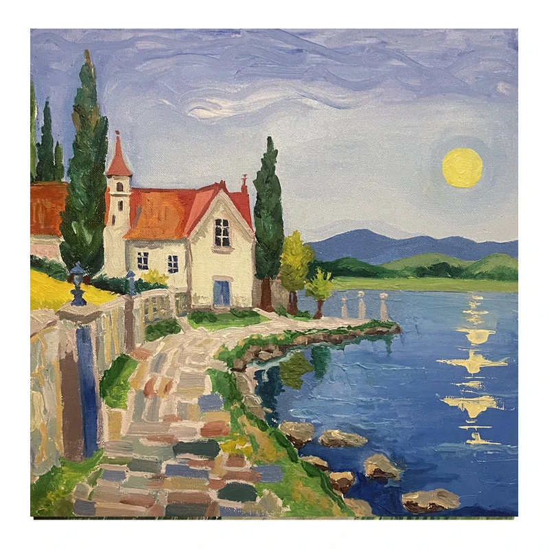 تابلو نقاشی رنگ روغن به سبک امپرسیونیسم کد G0267