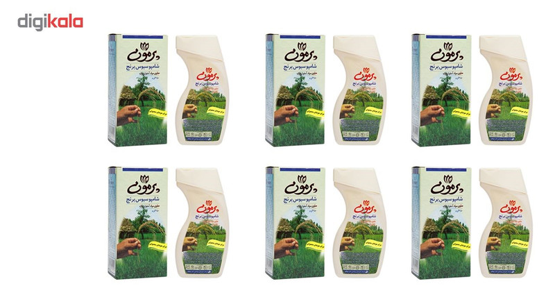 شامپو پرمون مدل سبوس برنج مناسب برای موهای معمولی مقدار 250 گرم بسته 6 عددی شامپو پرمون مدل سبوس برنج مناسب برای موهای معمولی مقدار 250 گرم بسته 6 عددی