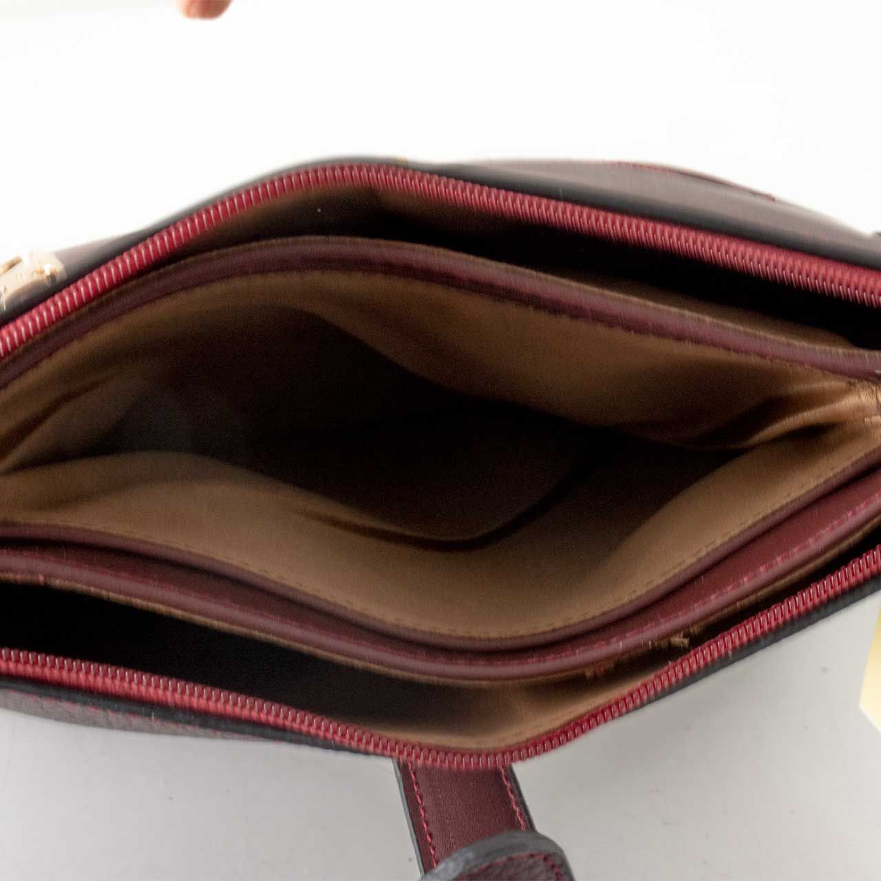 کیف دوشی زنانه پارینه چرم مدل plv222-12 -  - 8