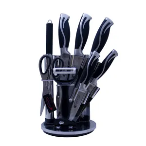 سرویس چاقو آشپزخانه 9 پارچه فلورانس کد 07