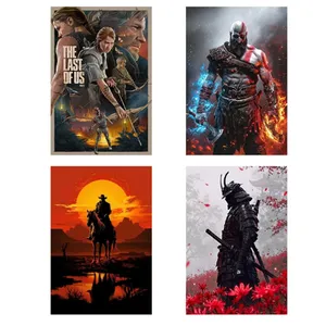 تابلو شاسی طرح گیمینگ gaming کد 053 مجموعه 4 عددی
