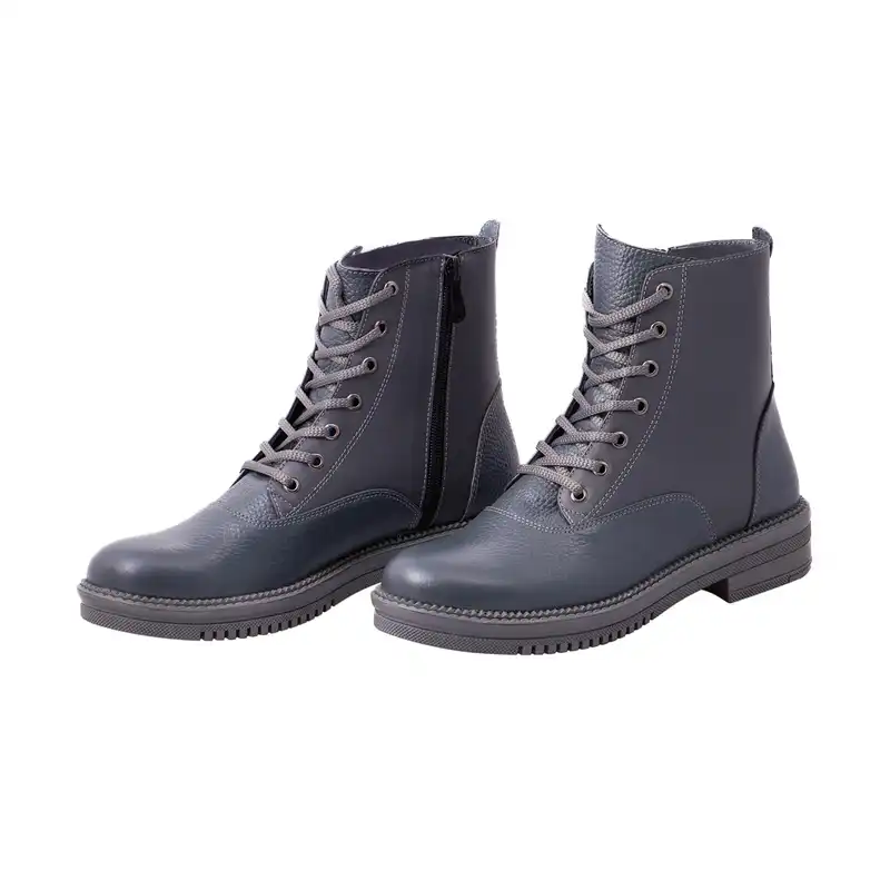 نیم بوت زنانه مدل مادو کد 7018 رنگ طوسی