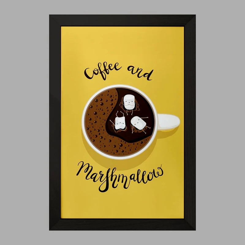 تابلو خندالو مدل کافی شاپ قهوه کد 27507