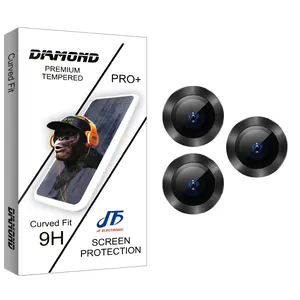محافظ لنز گوشی جی اف مدل Diamond Glass FLL مناسب برای گوشی موبایل اپل iPhone 13 Pro