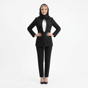 ست 3 تکه لباس زنانه طرح مجلسی ساده مناسب برای مهمانی روزمره و اداری کد 63212