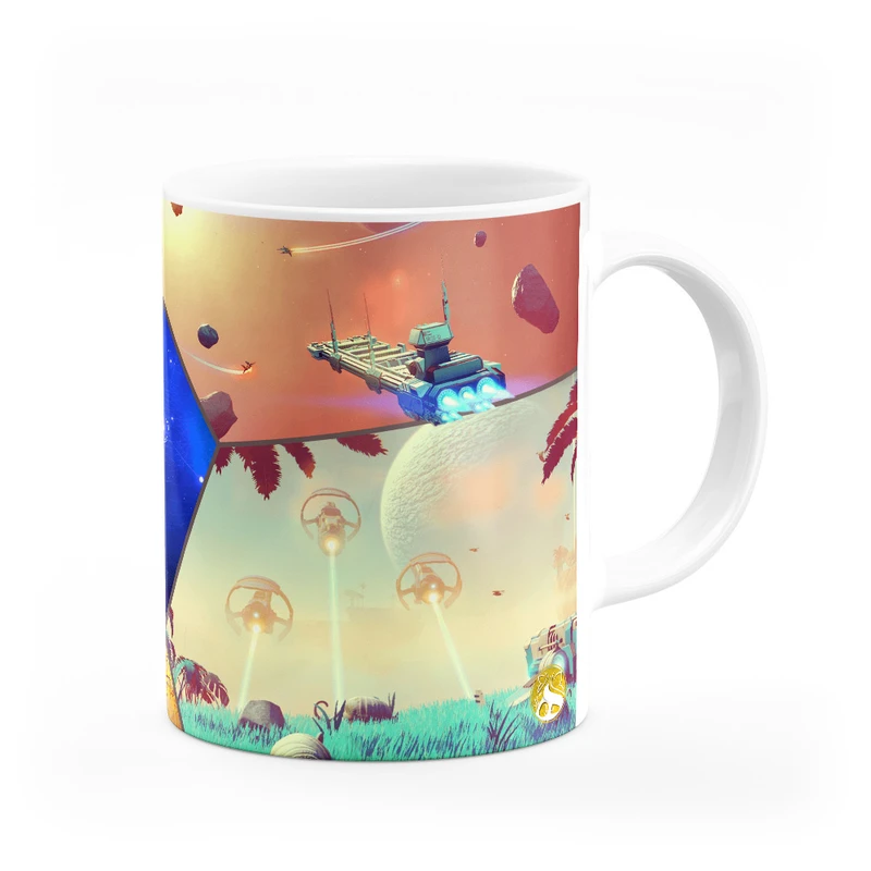 ماگ هومرو طرح No Mans Sky مدل MG7438