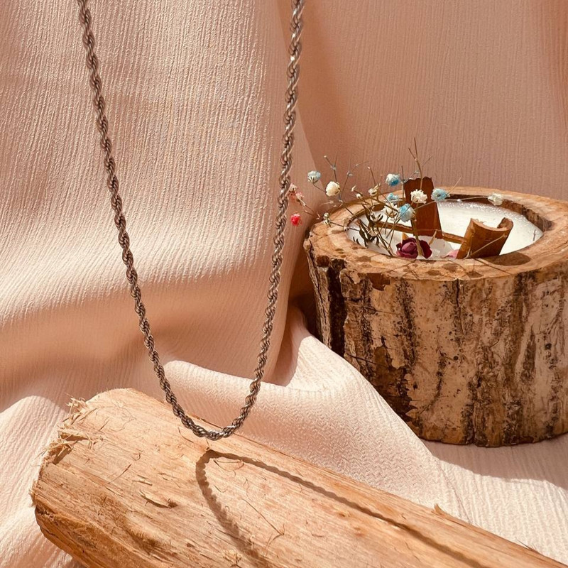 زنجیر زنانه مدل طنابی کد 40