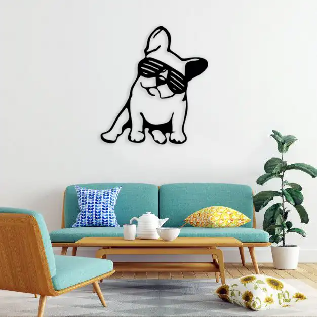 استیکر دیواری طرح سگ