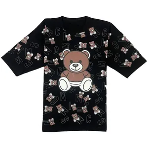 تی شرت لانگ آستین کوتاه زنانه طرح خرسی