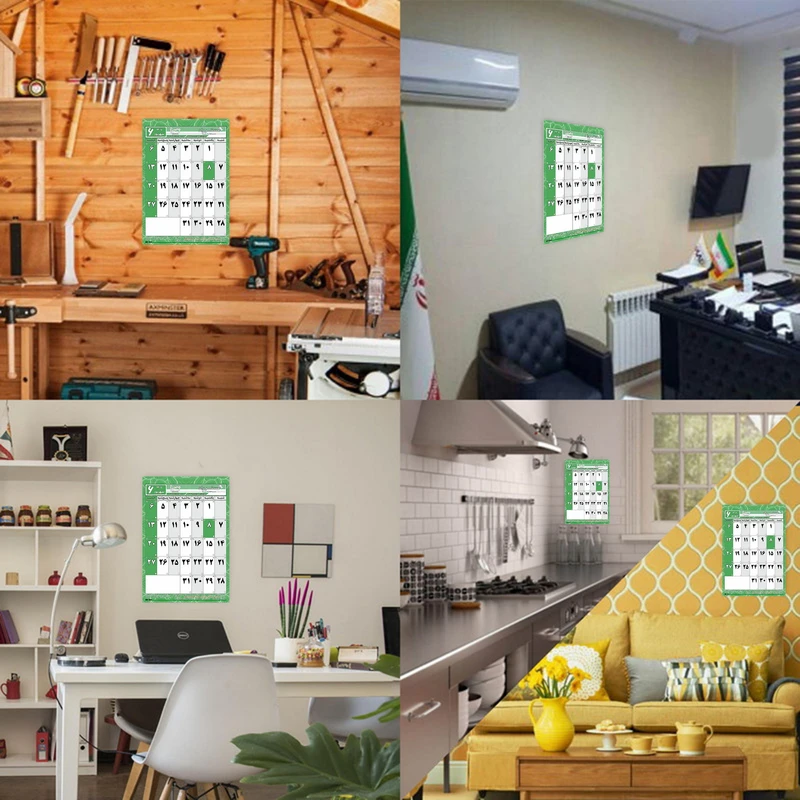 عکس شماره 11 : تقویم دیواری سال 1405 مستر راد مدل سفر زمان کد 3031