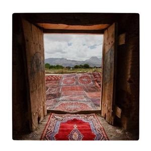 نقد و بررسی کاشی طرح خانه روستایی و فرش های ایرانی کد wk1325 توسط خریداران