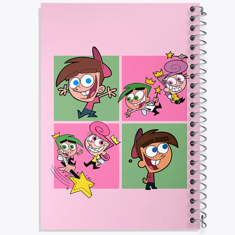 دفتر مشق 100 برگ خندالو طرح والدین نسبتاً عجیب (The Fairly OddParents) کد N5790