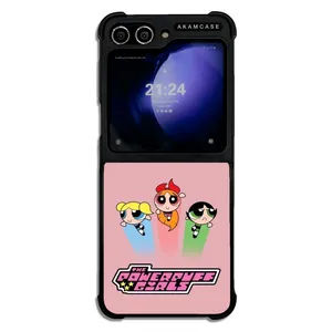 AKAM AMCWSGZFLIP5-POWERPUFF GIRLS5 Cover For Samsung Galaxy Z Flip 5