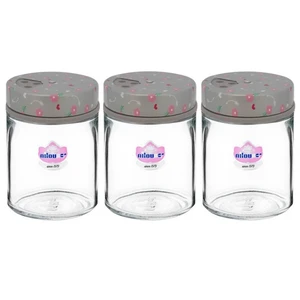 ست جا ادویه ای نیلوفر مدل 2 لوتوس طرح  FLOWERS بسته 3 عددی