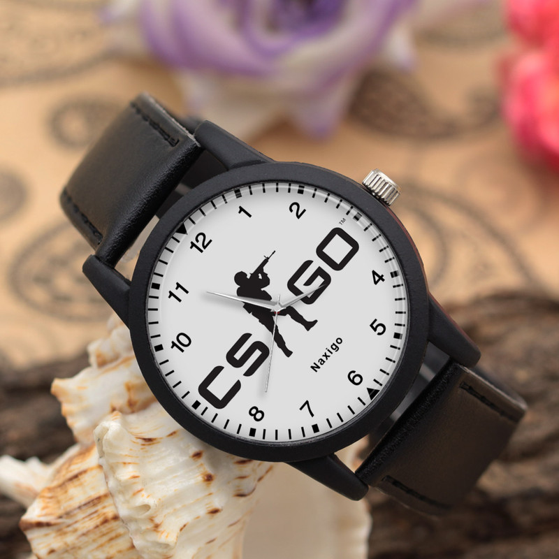 ساعت مچی عقربه ای ناکسیگو مدل Counter-Strike Global Offensive کد LF13296