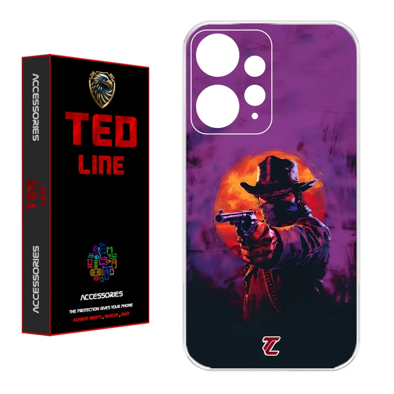 کاور تدلاین طرح رد دد ریدمپشن کد 1195 مناسب برای گوشی موبایل شیائومی Redmi Note 12 4G