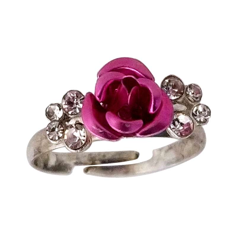 انگشتر دخترانه سلین کالا طرح گل رز مدل ce-ando13 انگشتر دخترانه سلین کالا طرح گل رز مدل ce-ando13