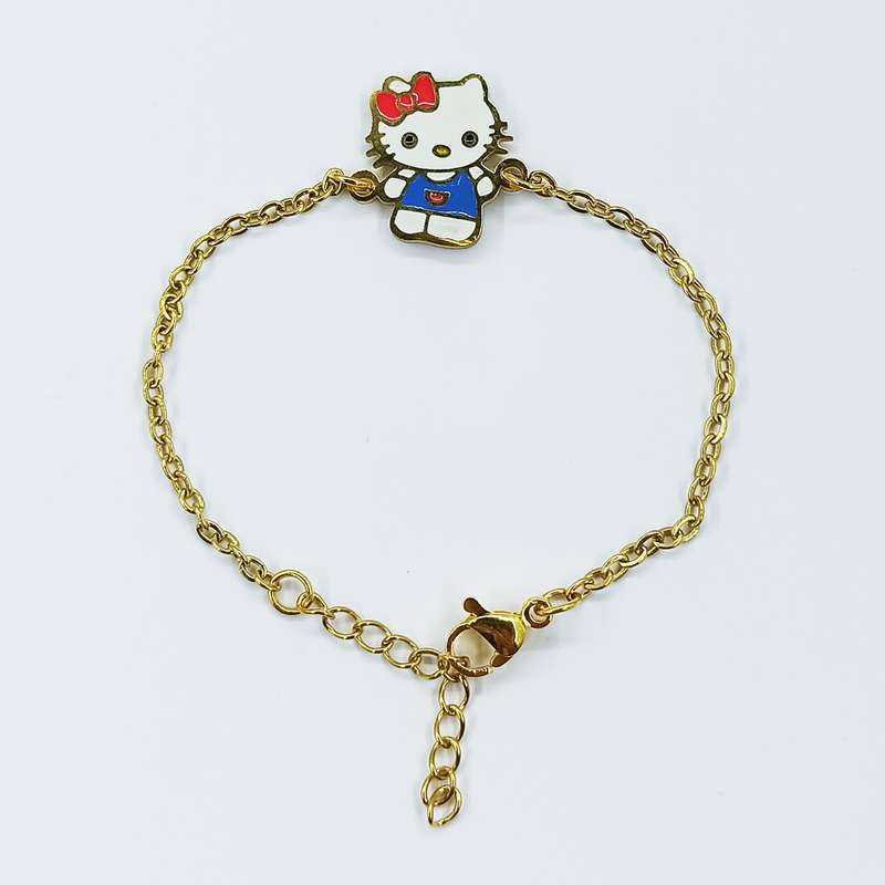 دستبند دخترانه سلین کالا مدل گربه کد ce-As40 دستبند دخترانه سلین کالا مدل گربه کد ce-As40