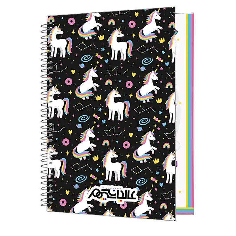 دفتر برنامه ریزی 80 برگ عالیان سپهر طرح اسب شاخ دار