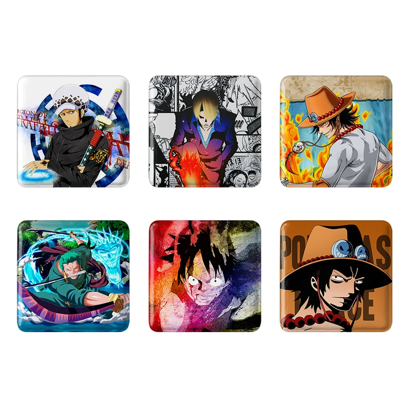 مگنت خندالو طرح انیمه وان پیس One Piece کد 940B مجموعه 6 عددی