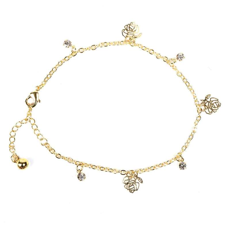 پابند نگین دار سین گالری مدل رز sp320