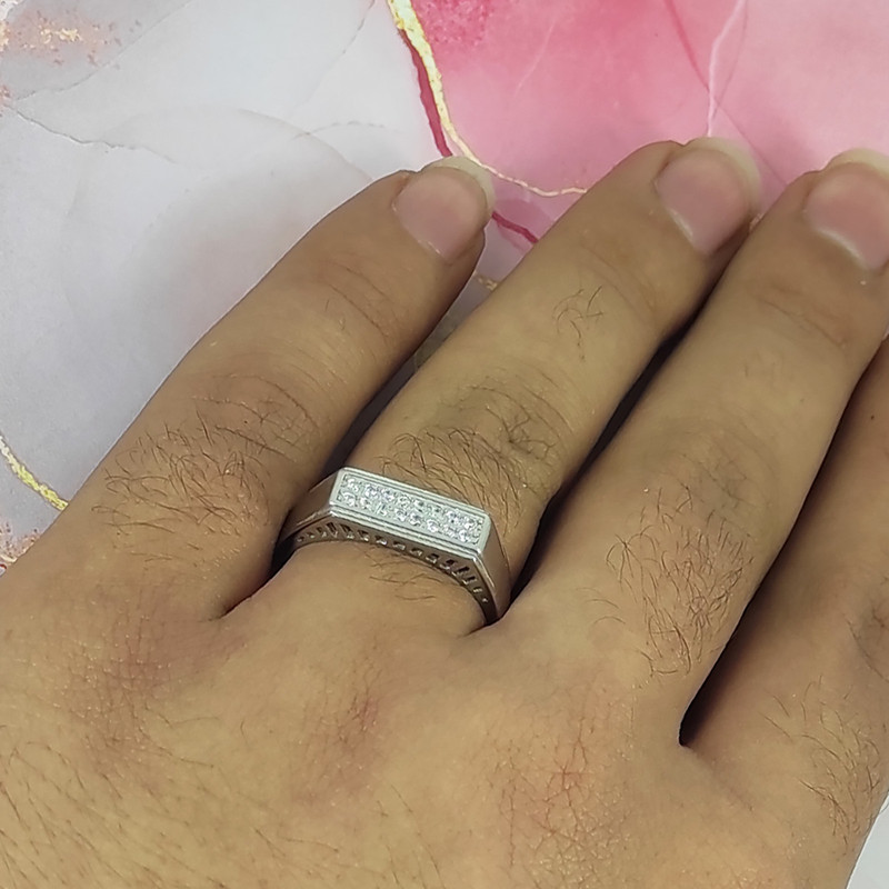 ست انگشتر نقره زنانه و مردانه سلین کالا کد 21