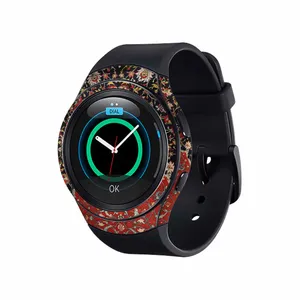 برچسب ماهوت طرح Persian_Carpet_Red مناسب برای ساعت هوشمند سامسونگ Galaxy Gear S2