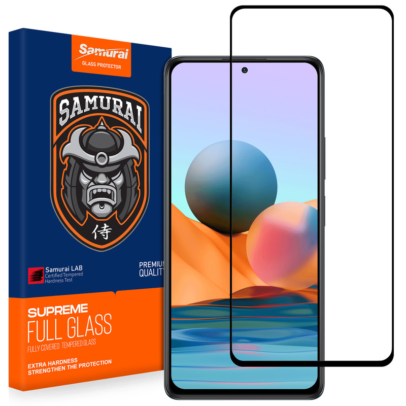  محافظ صفحه نمایش شیشه ای سامورایی مدل ovglass مناسب برای گوشی موبایل شیائومی Redmi Note 10 Pro 