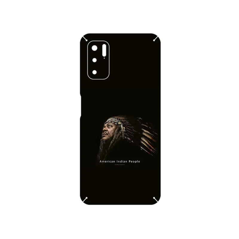 برچسب پوششی ماهوت مدل Portrait of an Indian Man مناسب برای گوشی موبایل شیائومی Redmi Note 10 5G